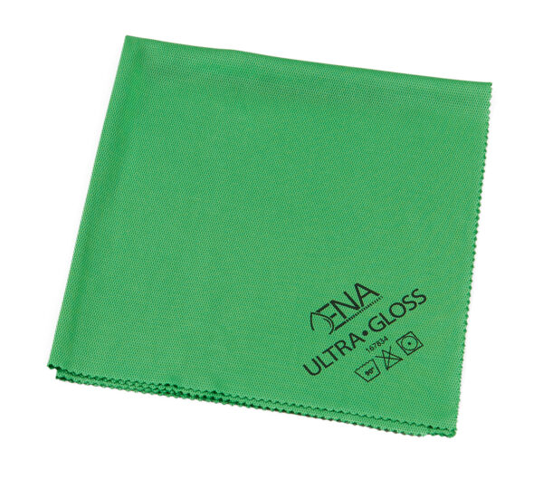 Panno per vetro e finestre in microfibra 40 x 40 cm, verde, 5 pz