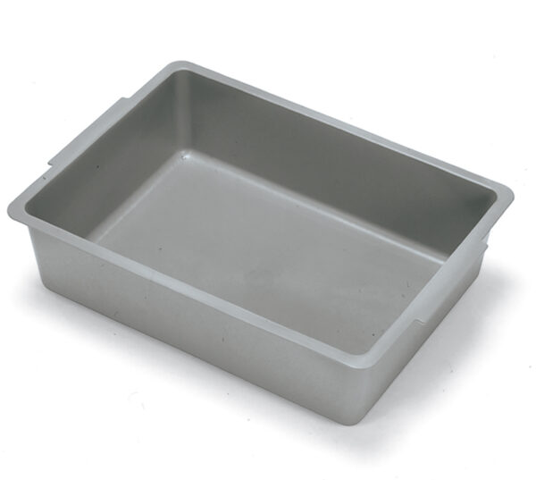 Ablageschale 120 mm tief ohne Facheinteilung, grau