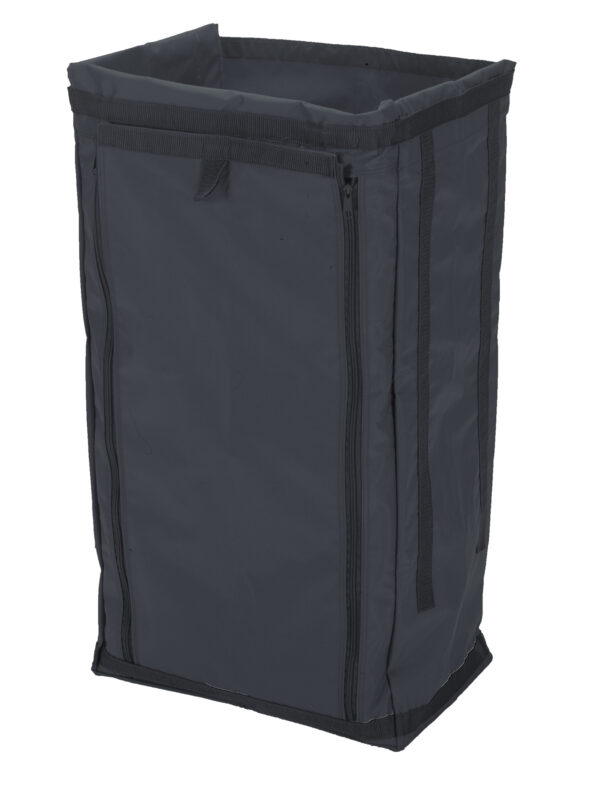 Müllsack-Verkleidung mit Reissverschluss 1 x 120 / 2 x 70-Liter), grau