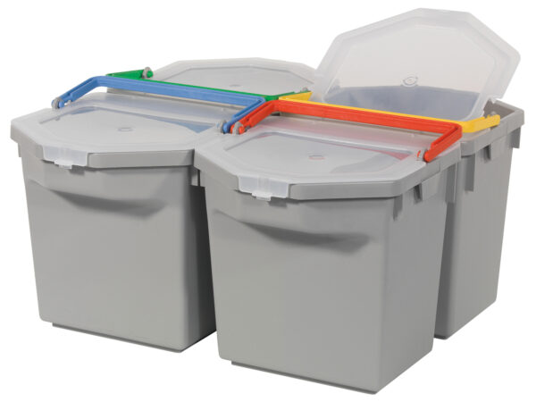 5-Liter Eimer, grau mit fabcodiertem Henkel