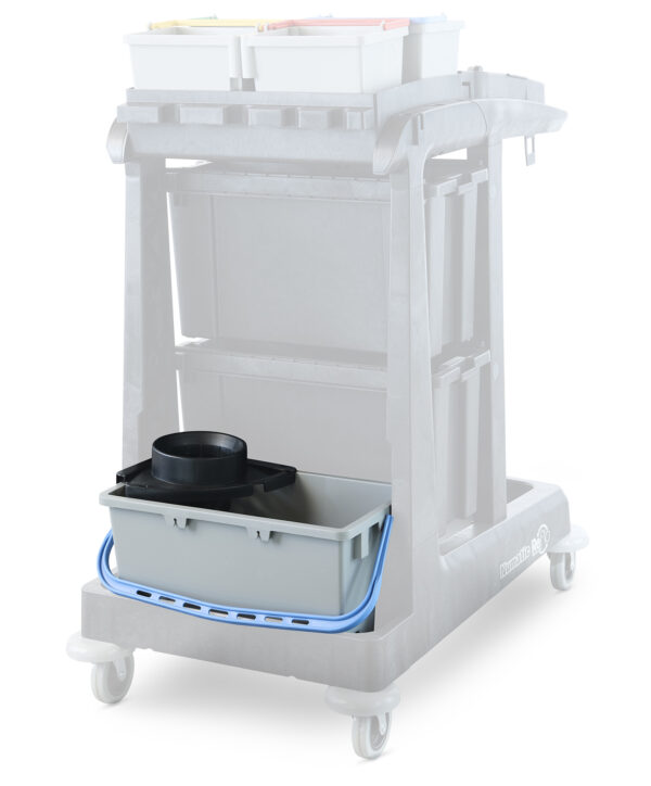 Seau de 18 litres avec accessoire d'essorage pour serpillère ronde