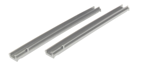 Set di guide per 1 contenitore, grigio (carrello PM/SM)