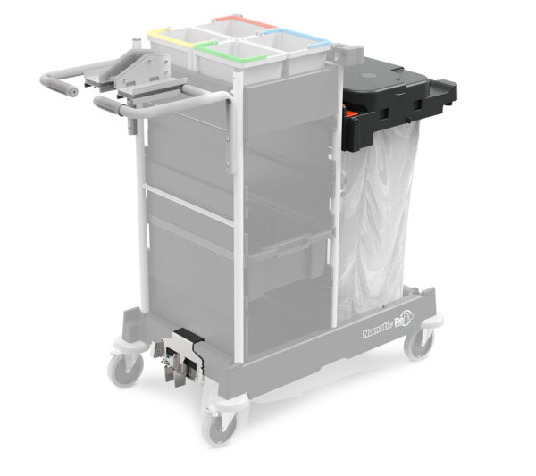 Abfalleinheit-Anbausatz (1 x 120 Liter) und NUC244 Halterung